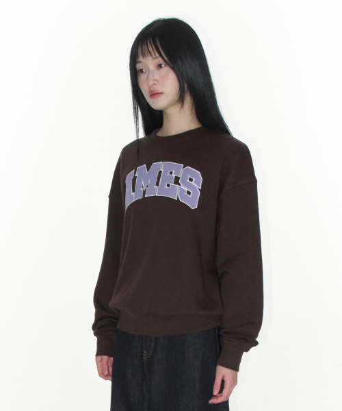AMESWORLDWIDE（アメスワールドワイド）の「BASIC APPLIQUE SWEATSHIRT BROWN（スウェット・レディース・その他・SMALL/LARGE/MEDIUM）」の4枚目の写真