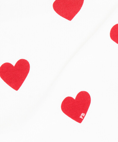 FREAK'S STORE（フリークスストア）の「PETIT BATEAU/プチバトー ハートプリントハンカチ/裏パイルハンカチ（ハンカチ/ハンドタオル・レディース・その他16・ONE SIZE）」の5枚目の写真