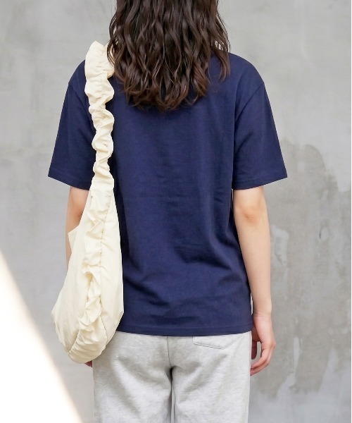 FUN(ファン)の「ハーフジップロゴT(Tシャツ/カットソー・レディース・ネイビー/レッド/杢グレー・FREE)」の5枚目の写真