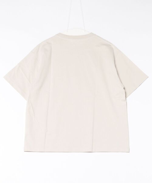salle de bal(サルデバル)の「【 ALDAYS / オルデイズ 】 6.5oz Box Silhouette Tee " SUNNY SIDE UP " AL-SS030 DLI(Tシャツ/カットソー・レディース・グレイッシュベージュ/ホワイト・FREE)」の3枚目の写真