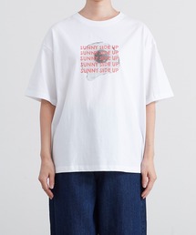 【 ALDAYS / オルデイズ 】 6.5oz Box Silhouette Tee " SUNNY SIDE UP "  AL-SS030　DLI