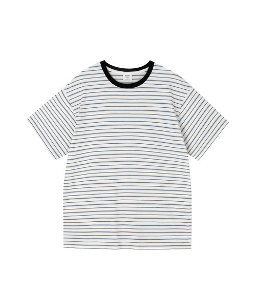 BRUMAN(ブルーマン)の「Multi Stripe Tee (Off White)(Tシャツ/カットソー・メンズ・その他・S/M/L)」の1枚目の写真