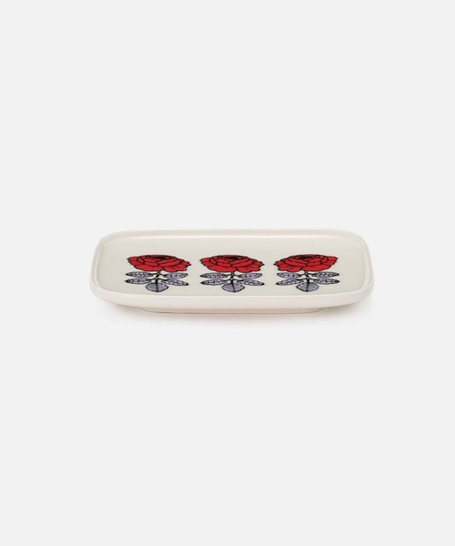 ASIA EXCLUSIVE】Vihkiruusu / Plate 12X15cm（食器）｜marimekko