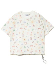 gym master/ジムマスター T/C ドライスラブ ハッピーペイント ビッグTee