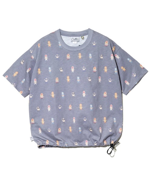 gym master(ジムマスター)の「gym master/ジムマスター T/C ドライスラブ ハッピーペイント ビッグTee(Tシャツ/カットソー・メンズ・オートミール/チャコールグレー・X-LARGE/LARGE/MEDIUM)」の8枚目の写真