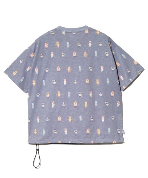 gym master(ジムマスター)の「gym master/ジムマスター T/C ドライスラブ ハッピーペイント ビッグTee(Tシャツ/カットソー・メンズ・オートミール/チャコールグレー・X-LARGE/LARGE/MEDIUM)」の9枚目の写真