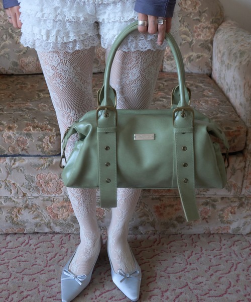 Belt detail handbag/ベルトデザインハンドバッグ（ハンドバッグ