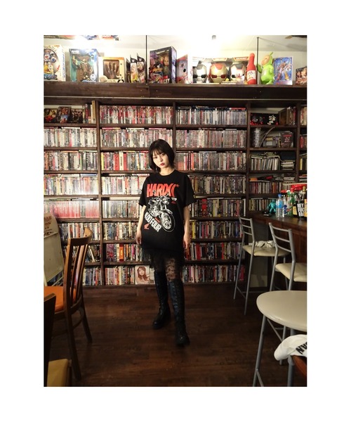 ハードコアチョコレート（ハードコアチョコレート）の「ホンダ・ドリームCB400FOUR（4気筒ブラック）（Tシャツ/カットソー・メンズ・ブラック・LARGE/X-LARGE/XX-LARGE）」の5枚目の写真