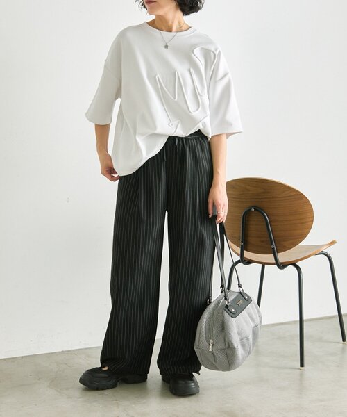 ear PAPILLONNER(イアパピヨネ)の「【TERESA CAMBI(テレサカンビ)】ear別注メッシュロングハンドルボストンバッグ(ボストンバッグ・レディース・ブラック/グレー/イエロー・FREE)」の19枚目の写真