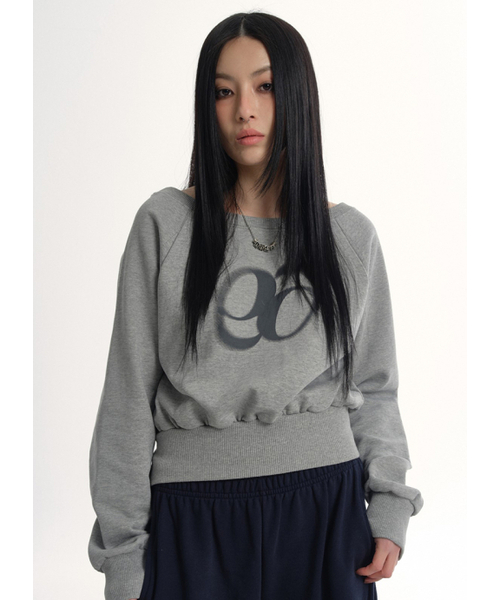 ASON(アズオン)の「MANDY SWEATSHIRT / GRAY(スウェット・レディース・その他・FREE)」の1枚目の写真