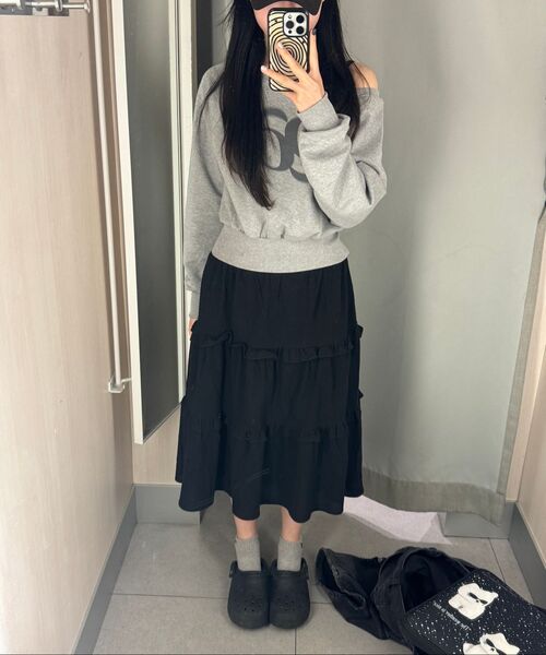 ASON(アズオン)の「MANDY SWEATSHIRT / GRAY(スウェット・レディース・その他・FREE)」の5枚目の写真