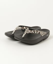 OOFOS（ウーフォス）の「OOFOS/ウーフォス　OOlala Limited - Leopard（サンダル）」