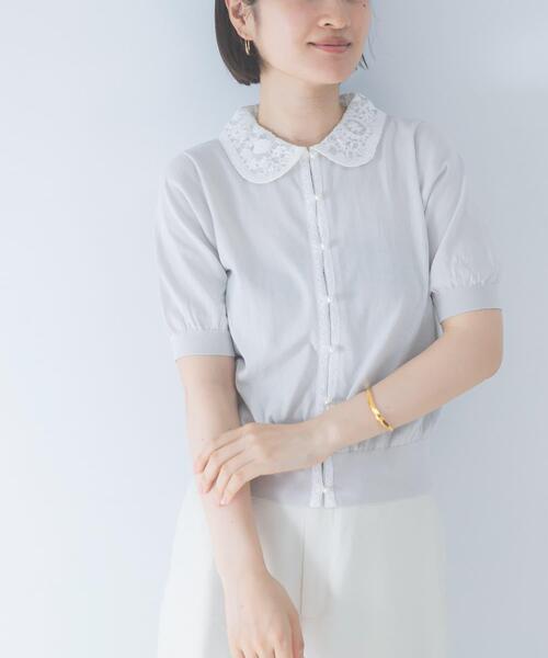 セール】MARILYN MOON LACE COLOR KNIT CARDIGAN（カーディガン/ボレロ