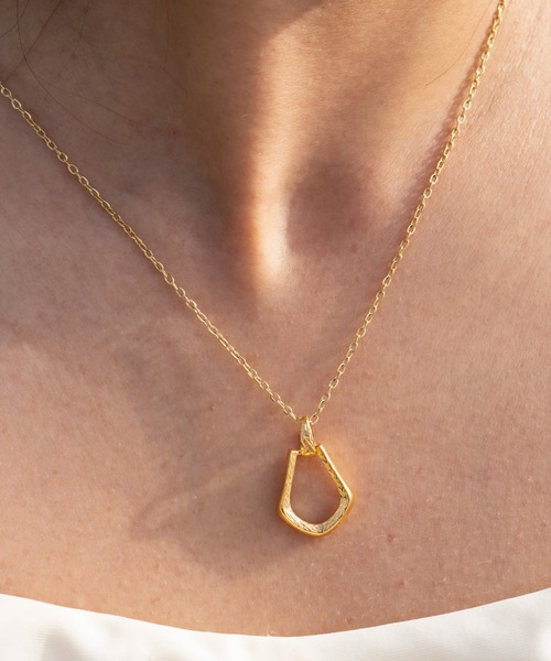 セール】edge horseshoe necklace/【ハワイアンジュエリー