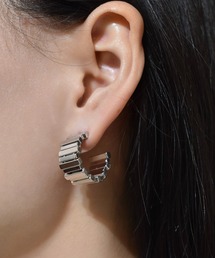 【kiehtova】MODERN BOLD HOOP PIERCE/モダン ボールド フープ ピアス KT35