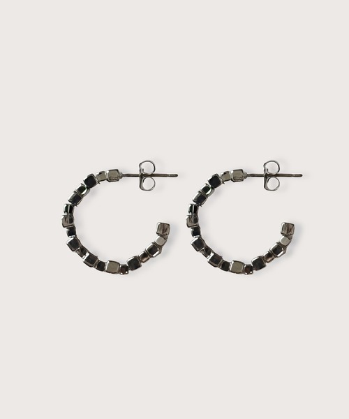 kiehtova（キエトヴァ）の「【kiehtova】MODERN BOLD HOOP PIERCE/モダン ボールド フープ ピアス KT35（ピアス（両耳用）・レディース・ゴールド/シルバー・FREE）」の10枚目の写真