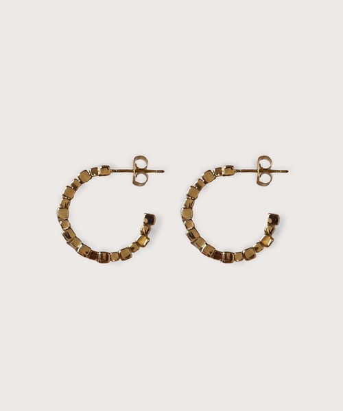 kiehtova（キエトヴァ）の「【kiehtova】MODERN BOLD HOOP PIERCE/モダン ボールド フープ ピアス KT35（ピアス（両耳用）・レディース・ゴールド/シルバー・FREE）」の6枚目の写真