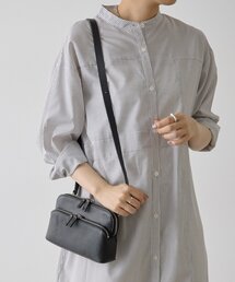 レザー巾着ショルダーバッグSサイズ《本革/2way》（ショルダーバッグ