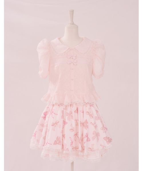mellfy memory（メルフィーメモリー）の「Love Ribbon skirt（スカート・レディース・ピンク・Sサイズ/mini/Sサイズ/long/Mサイズ/mini/Mサイズ/long）」の4枚目の写真