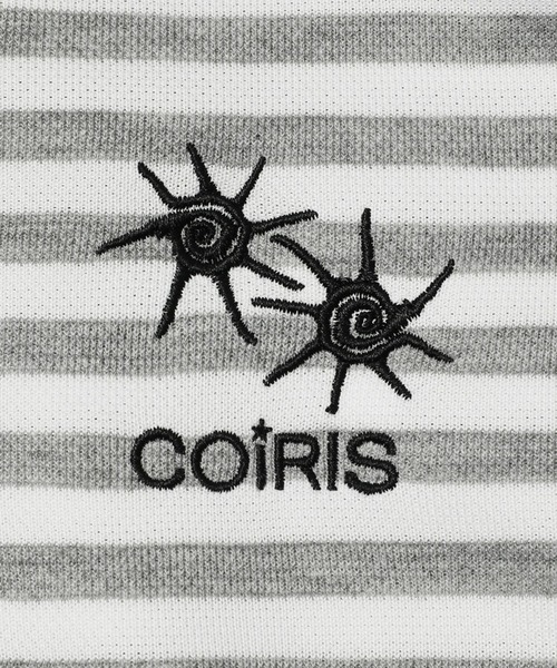 COIRIS(コイリス)の「COIRIS/SEINA ボーダージップアップ(パーカー・レディース・グレー・FREE)」の5枚目の写真