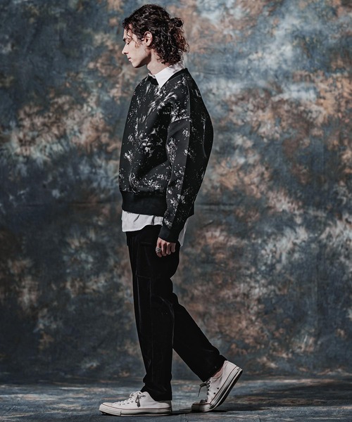 Jih Nunc(ジーヌンク)の「msw1907-総柄スプラッシュプリントスウェット(JIH-R1213)(スウェット・メンズ・ネイビー/ブラウン/ブラック・S/L/M)」の21枚目の写真