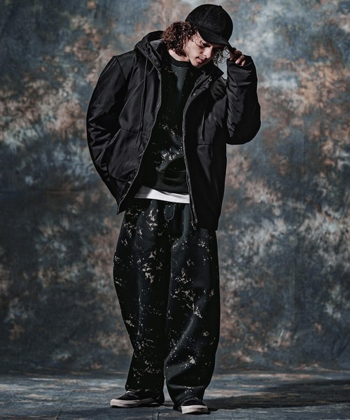 Jih Nunc(ジーヌンク)の「msw1907-総柄スプラッシュプリントスウェット(JIH-R1213)(スウェット・メンズ・ネイビー/ブラウン/ブラック・S/L/M)」の16枚目の写真