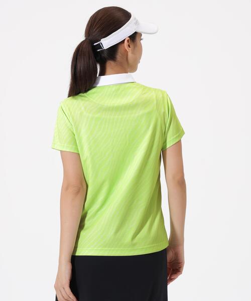 New Balance Golf(ニューバランスゴルフ)の「【new balance golf】ストライプゼブラ柄 半袖 カラーシャツ (WOMENS)(シャツ/ブラウス・レディース・ブラック/ホワイト/イエロー・SMALL/MEDIUM/X-LARGE/LARGE)」の20枚目の写真
