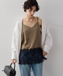 GALLARDAGALANTE | レースヘムキャミソール(キャミソール)