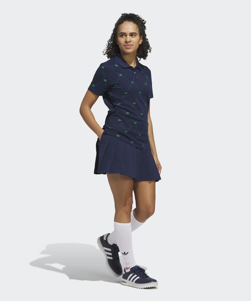 adidas(アディダス)の「オリジナルスゴルフ プルオン プリーツスカート【adidas Golf/アディダスゴルフ】(スカート・レディース・ネイビー・SMALL/X-LARGE/MEDIUM/LARGE)」の5枚目の写真