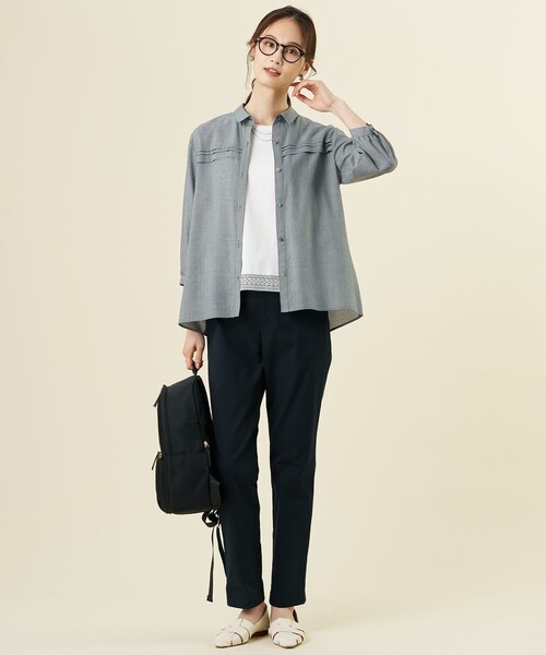 J.PRESS(ジェイプレス)の「立体ポケット バックパック(バックパック/リュック・レディース・ダークブラウン系/ブラック系/グレー系・F)」の10枚目の写真