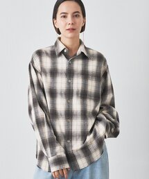 〈WEB限定〉シャギーチェックシャツ