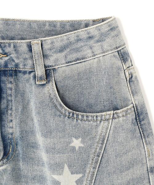 SIS(エスアイエス)の「SIS/エスアイエス/Star Denim Shorts(デニムパンツ・レディース・その他4・L/M)」の4枚目の写真