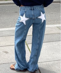 スターデザイン ストレートデニム