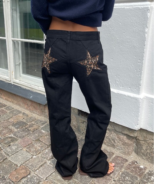 boemy(ボエミー)の「スターデザイン ストレートデニム(デニムパンツ・レディース・ブルー系その他/ブルー・L/M/S)」の16枚目の写真