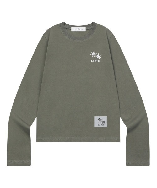 COIRIS(コイリス)の「◇COIRIS◇ブランド直輸入正規品/ロネック バック レタリング 長袖 Tシャツ RONEK BACK LETTERING LONG SLEEVE T(Tシャツ/カットソー・レディース・カーキ/ブラック/チャコール・FREE)」の3枚目の写真