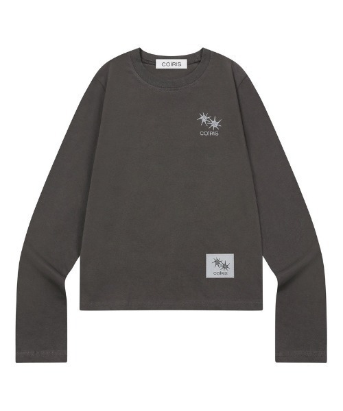 COIRIS(コイリス)の「◇COIRIS◇ブランド直輸入正規品/ロネック バック レタリング 長袖 Tシャツ RONEK BACK LETTERING LONG SLEEVE T(Tシャツ/カットソー・レディース・カーキ/ブラック/チャコール・FREE)」の2枚目の写真
