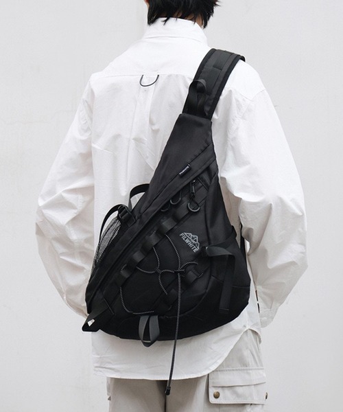 WESTSEA(ウエストシー)の「ナイロン ワンショルダーバッグ 軽量 A4収納 ボディバッグ(ボディバッグ/ウエストポーチ・メンズ・グレー/ブラック・FREE)」の5枚目の写真
