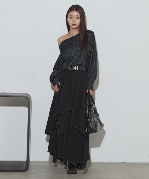 PAGEBOY(ページボーイ)の「【マシンウォッシャブル】メロウタッチニットプルオーバー(ニット/セーター・レディース・オフホワイト/ブラック/ローズ/グレー・FREE)」の17枚目の写真