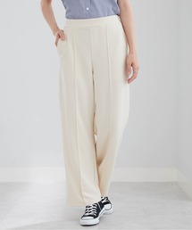 ジョーゼット素材ワイドパンツ６２丈