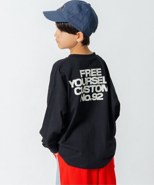 BREEZE(ブリーズ)の「【AAAL PROD】アソートロゴ 長袖Tシャツ(Tシャツ/カットソー・キッズ・ブラック/グレー/その他11/ネイビー/その他13/オフホワイト/その他12/オレンジ/カーキ・110/100/160/90/150/120/140/130)」の7枚目の写真