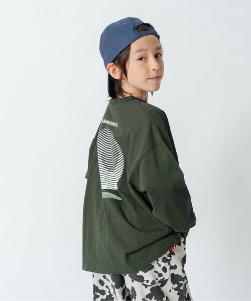 BREEZE(ブリーズ)の「【AAAL PROD】アソートロゴ 長袖Tシャツ(Tシャツ/カットソー・キッズ・ブラック/グレー/その他11/ネイビー/その他13/オフホワイト/その他12/オレンジ/カーキ・110/100/160/90/150/120/140/130)」の1枚目の写真