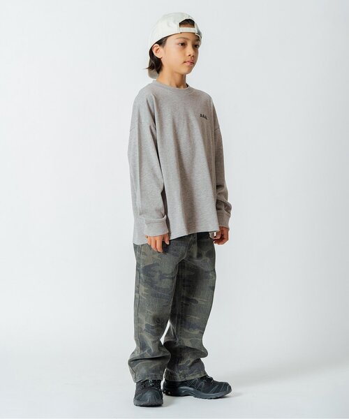 BREEZE(ブリーズ)の「【AAAL PROD】アソートロゴ 長袖Tシャツ(Tシャツ/カットソー・キッズ・ブラック/グレー/その他11/ネイビー/その他13/オフホワイト/その他12/オレンジ/カーキ・110/100/160/90/150/120/140/130)」の14枚目の写真