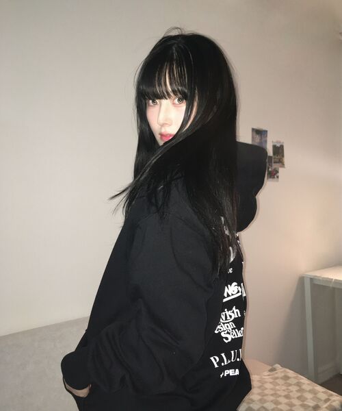 Cavish(カビシ)の「PLUR LOGO HOODIE BLACK(CV2BFUM402A)(パーカー・レディース・ブラック・SMALL/MEDIUM/LARGE)」の19枚目の写真