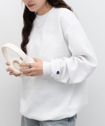 【Champion Authentic sweatshirt】チャンピオン クルーネック スウェット プルオーバー サイズ展開多数 コットン 裏起毛 無地 9.0オンス
