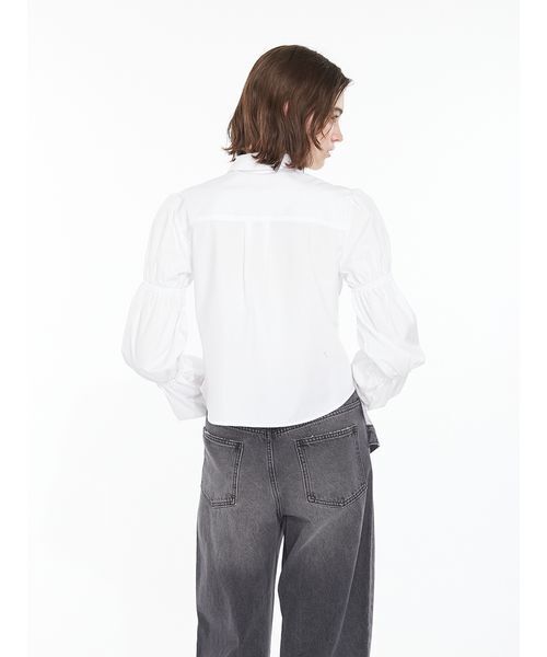 SORIN(ソリン )の「Bustier Design Shirt / ビスチェデザインシャツ(シャツ/ブラウス・レディース・ダークグレー/ブラック/ホワイト・38)」の7枚目の写真