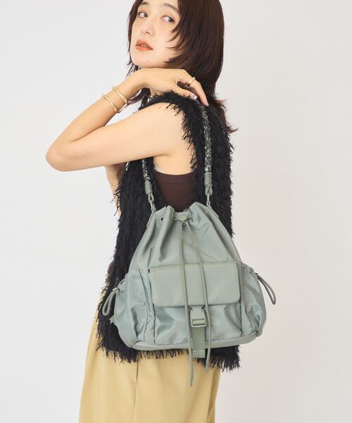 AMERICAN HOLIC（アメリカンホリック）の「7DAYS BAG/ショルダー（ショルダーバッグ・レディース・ライトグレー/ブラック/ボルドー/カーキ・FREE）」の6枚目の写真