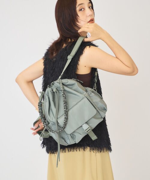 AMERICAN HOLIC（アメリカンホリック）の「7DAYS BAG/ショルダー（ショルダーバッグ・レディース・ライトグレー/ブラック/ボルドー/カーキ・FREE）」の7枚目の写真