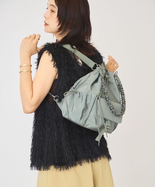 AMERICAN HOLIC（アメリカンホリック）の「7DAYS BAG/ショルダー（ショルダーバッグ・レディース・ライトグレー/ブラック/ボルドー/カーキ・FREE）」の8枚目の写真