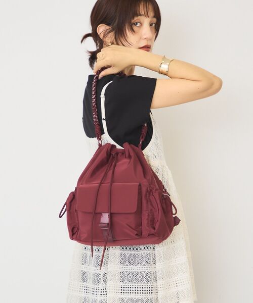 AMERICAN HOLIC（アメリカンホリック）の「7DAYS BAG/ショルダー（ショルダーバッグ・レディース・ライトグレー/ブラック/ボルドー/カーキ・FREE）」の14枚目の写真