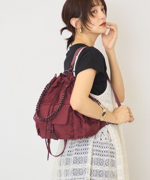 AMERICAN HOLIC（アメリカンホリック）の「7DAYS BAG/ショルダー（ショルダーバッグ・レディース・ライトグレー/ブラック/ボルドー/カーキ・FREE）」の16枚目の写真